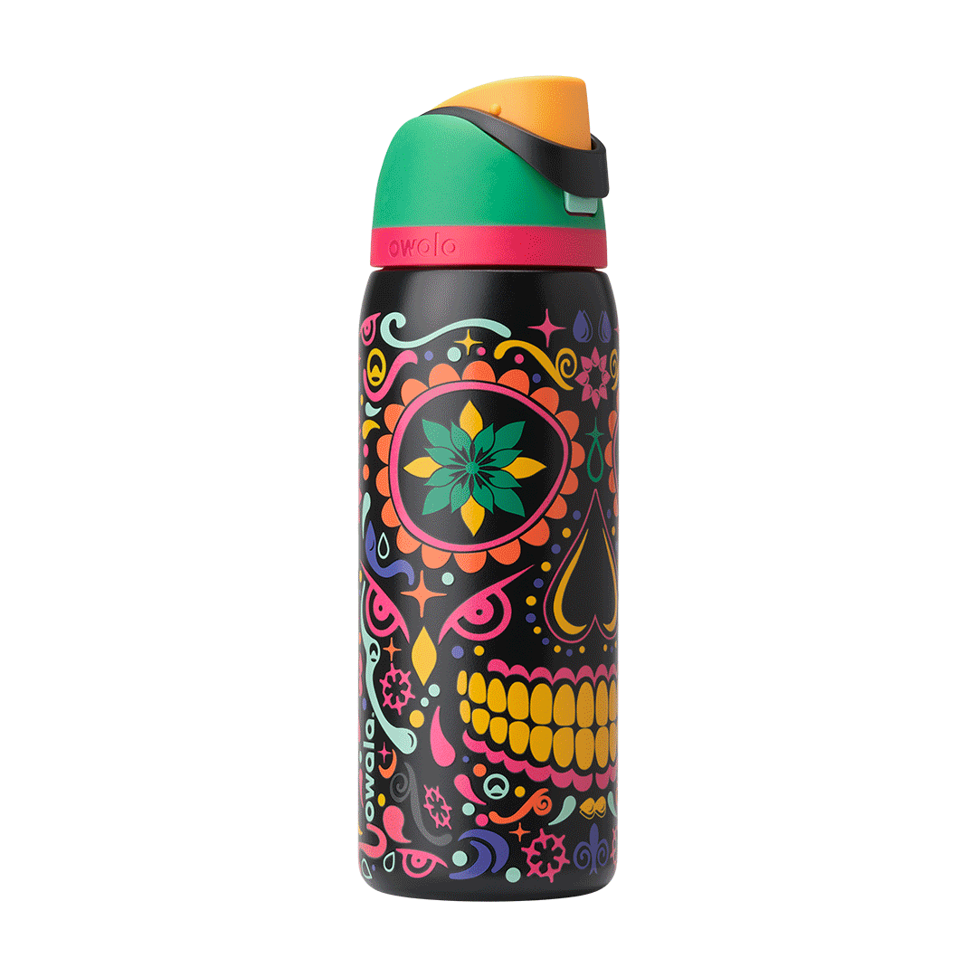 Sugar Skull Water Bottle 073B70EL2I